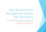 provide customized school management system saas application